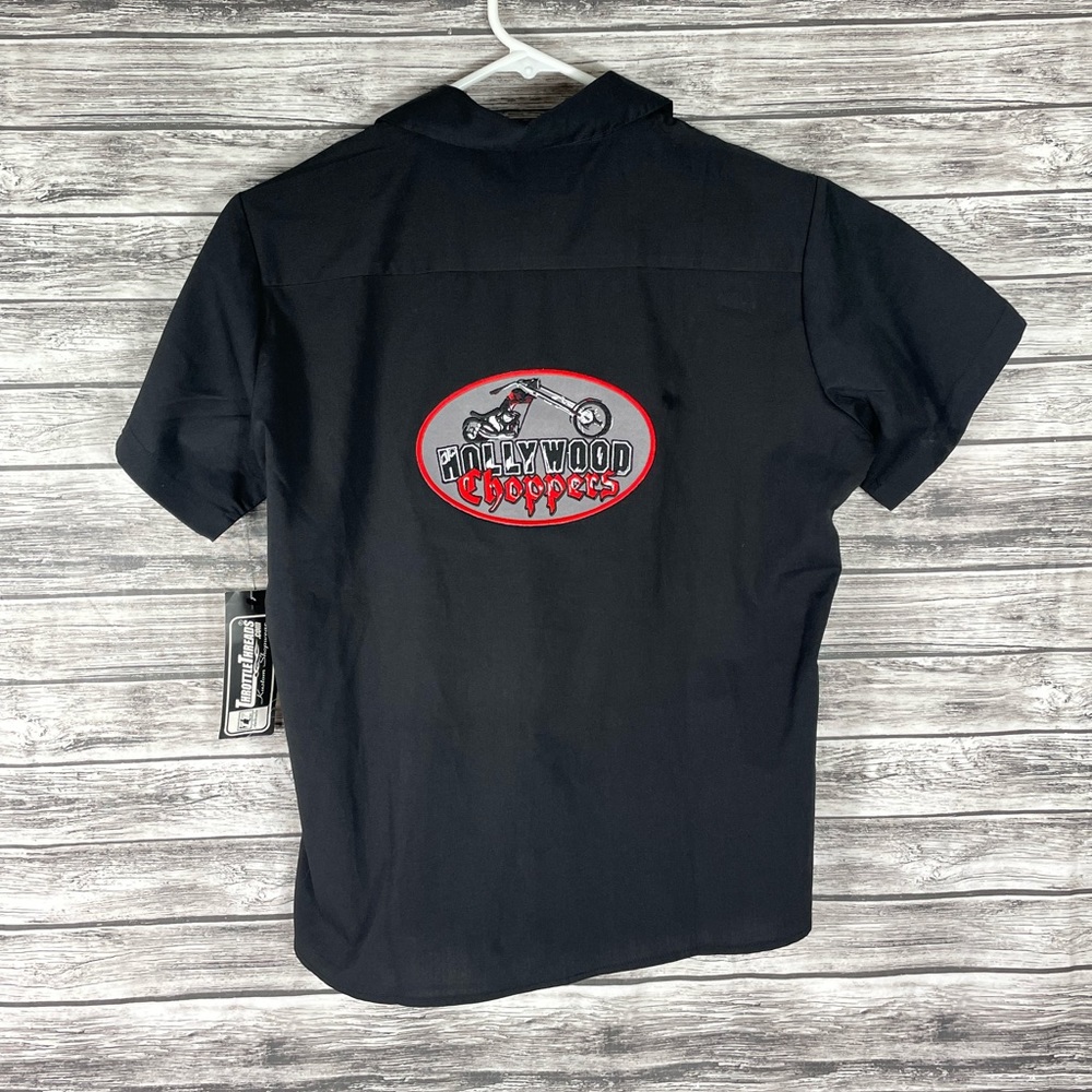NWT Throttle Threads Hollywood Choppers Button Down Shirt - XL